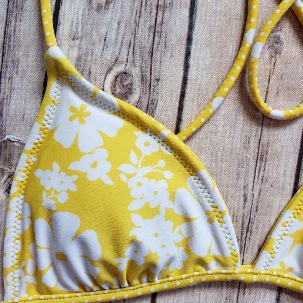 Hula honey reversible bikini top